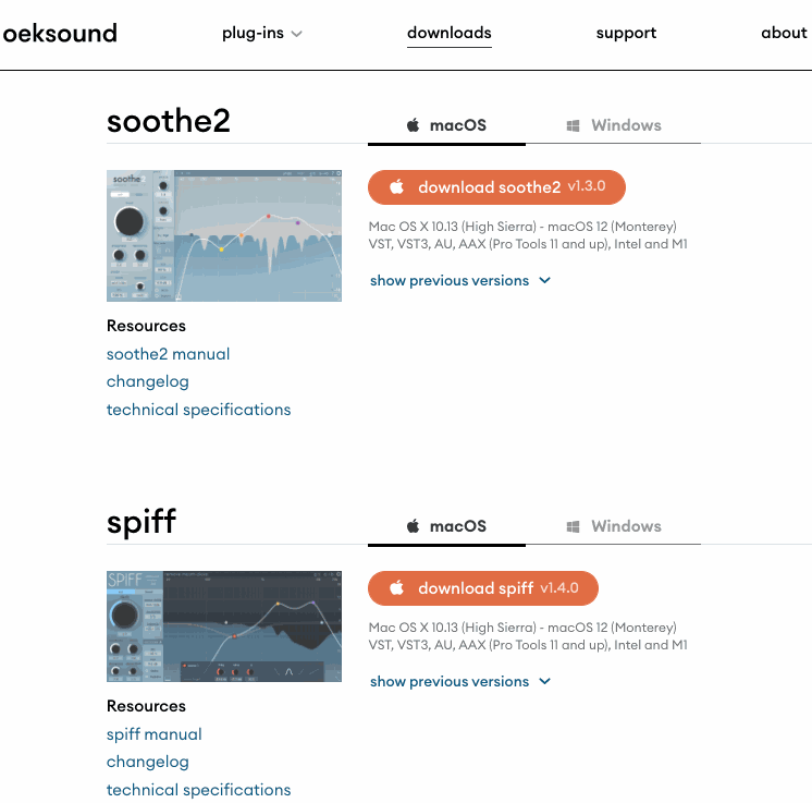 oeksound 下载页面